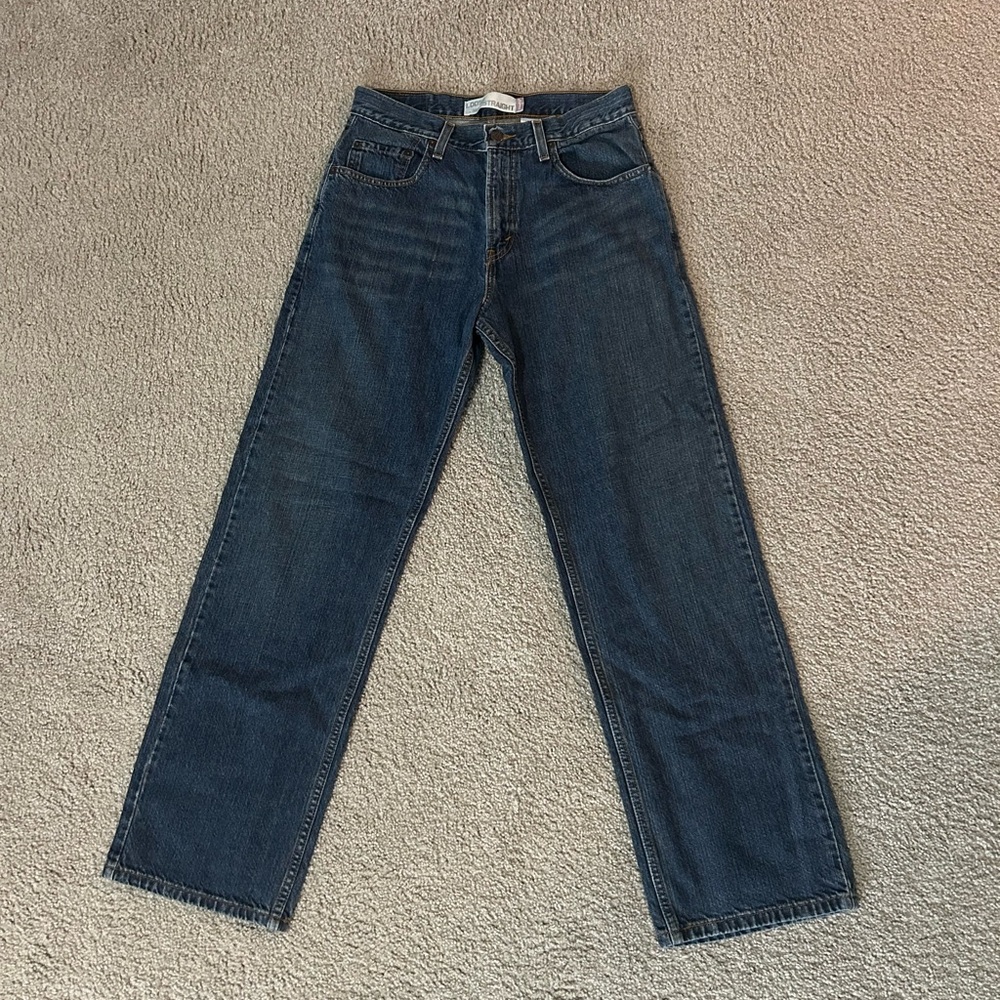 Levi's Dark Blue Straight Jeans